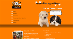 Desktop Screenshot of ginnydogcare.com